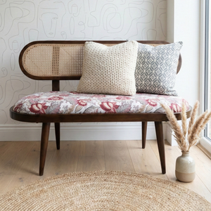 Saumya - Teak & Rattan Lounge Bench