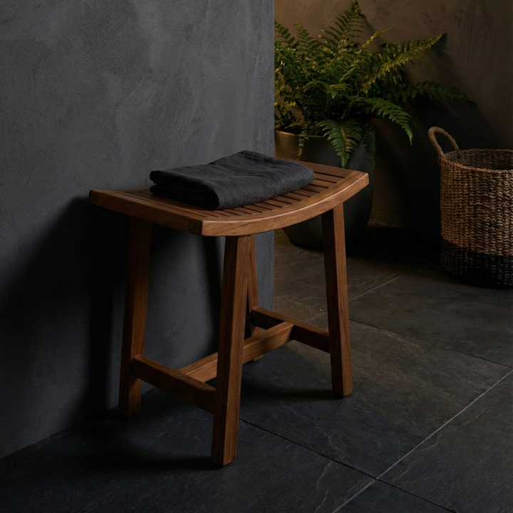 Sahaara Teak Accent Stool