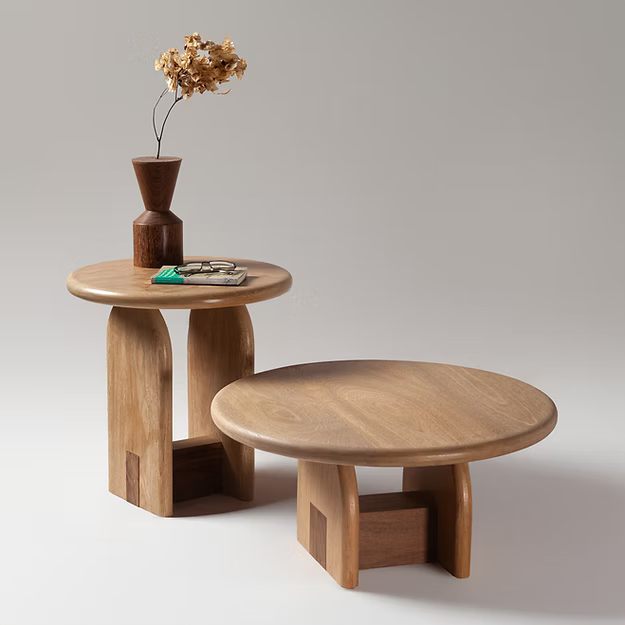 Vrittika – Round Coffee Table Set