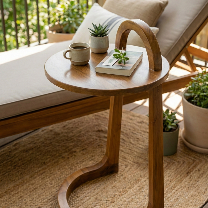 Leva – Accent Table with Handle