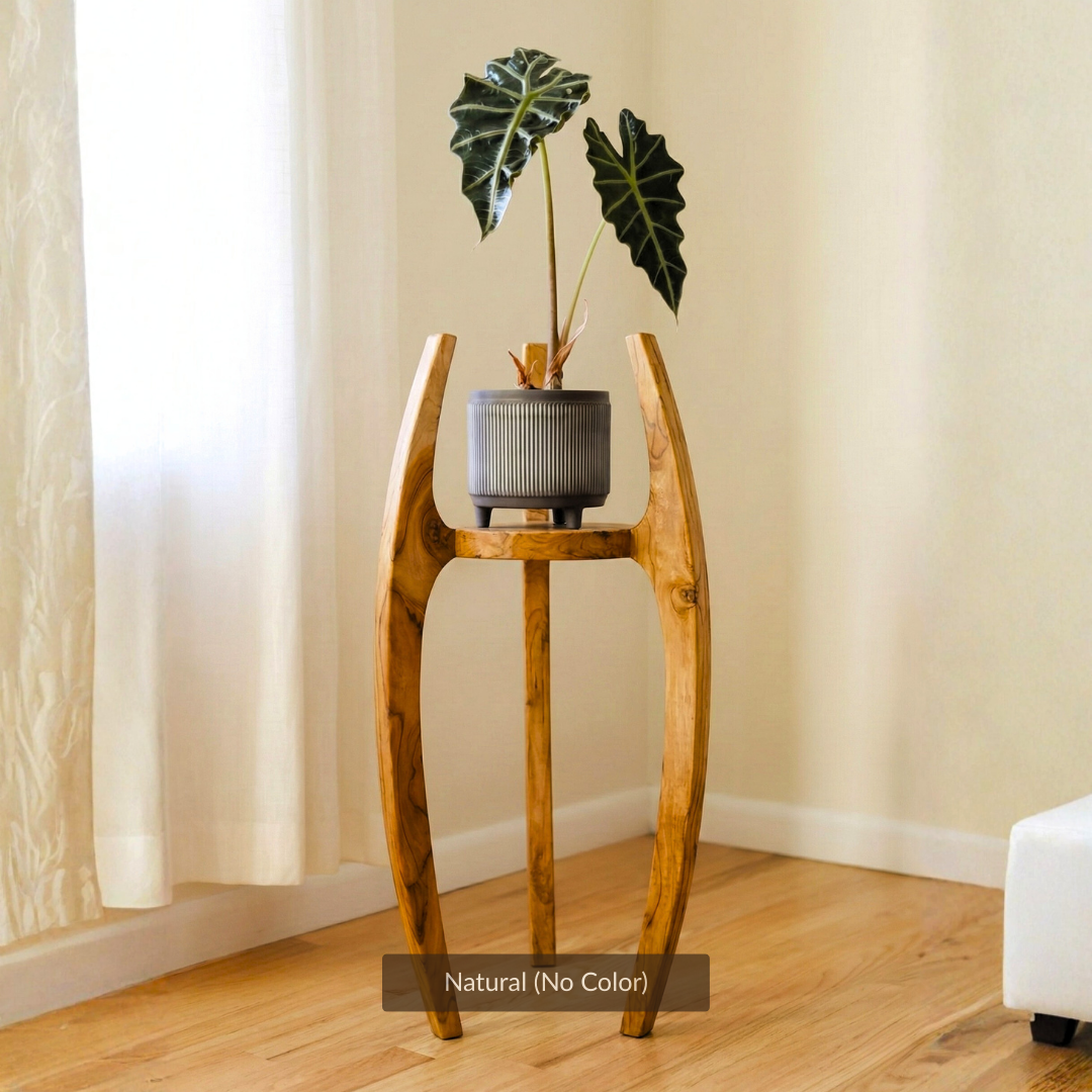 たぁこ*さま】vintage wood stand ❀ 木製 脚付き スタンド たぁこ