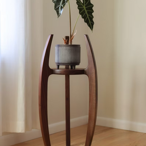 Natural Wood [Imported Teak] Plant Stand