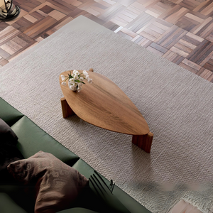 Teardrop Teak Wood Center Table