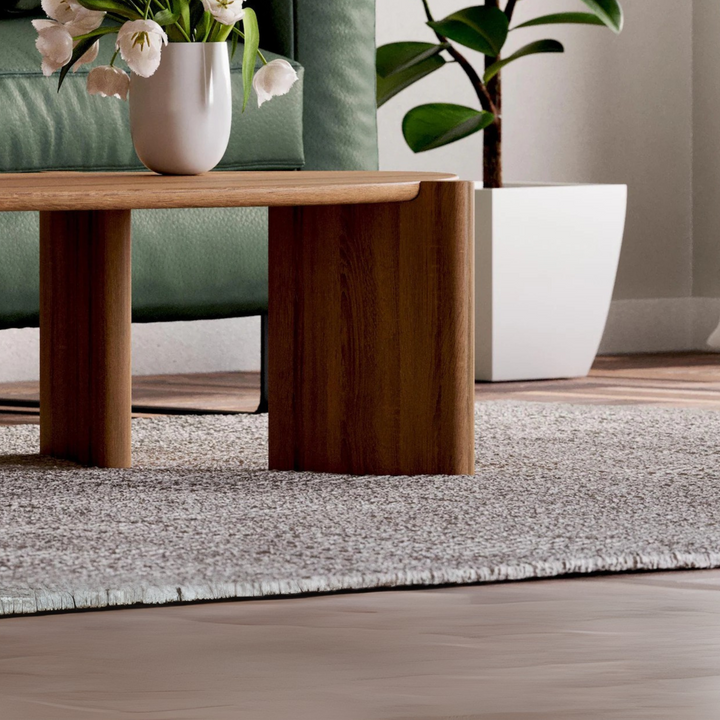 Teardrop Teak Wood Center Table