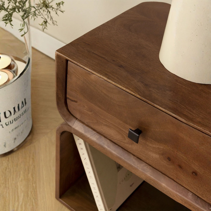 Vakra Bedside Table
