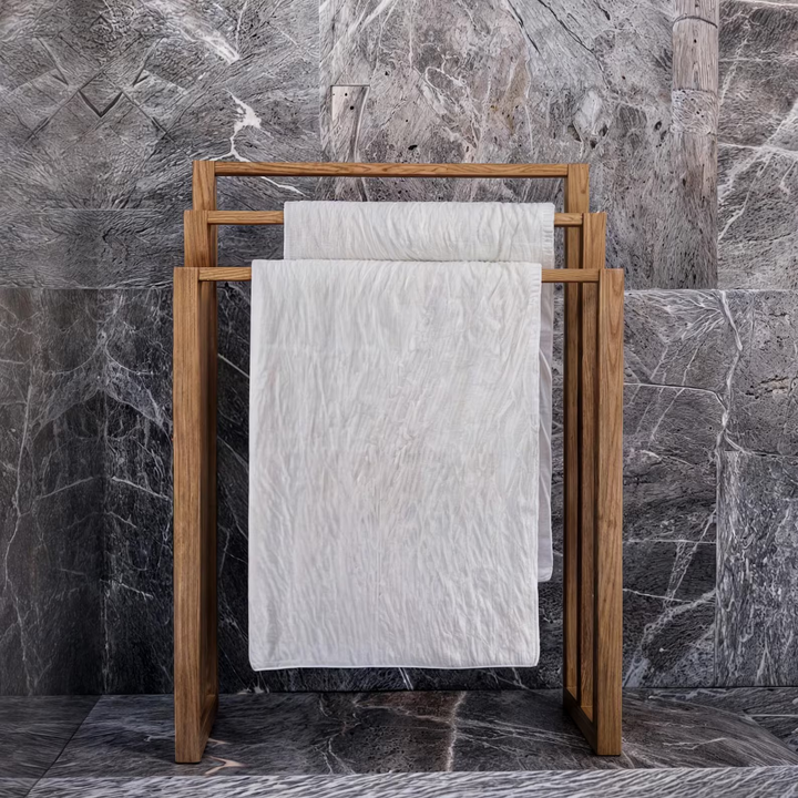 Amodha Bloc Towel Rack – 3-Bar Wide Frame